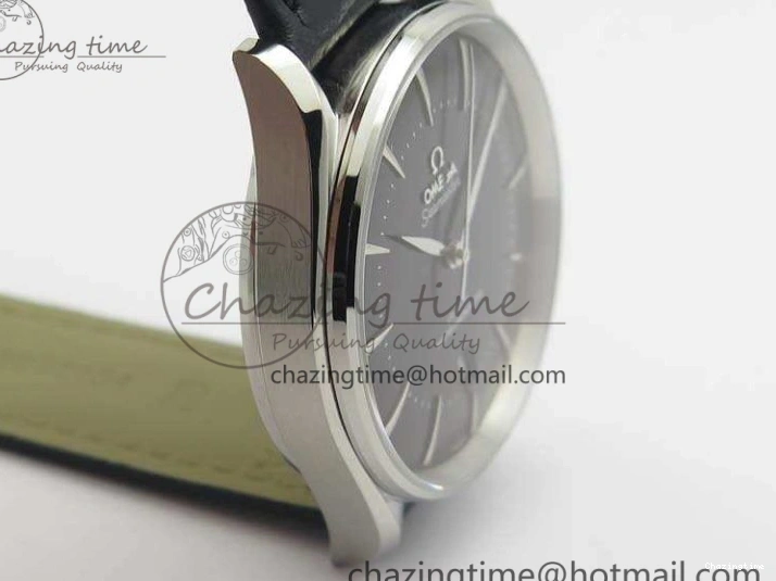 0124 AllSeason Seamaster Edizione Venezia SS Best Edition Black Dial On Leather Strap A 8122